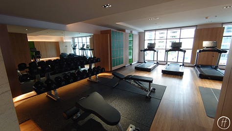 Gym and Pool on 7th floor of Courtyard