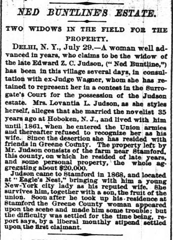 From the front page of the New York Times, July 30, 1886