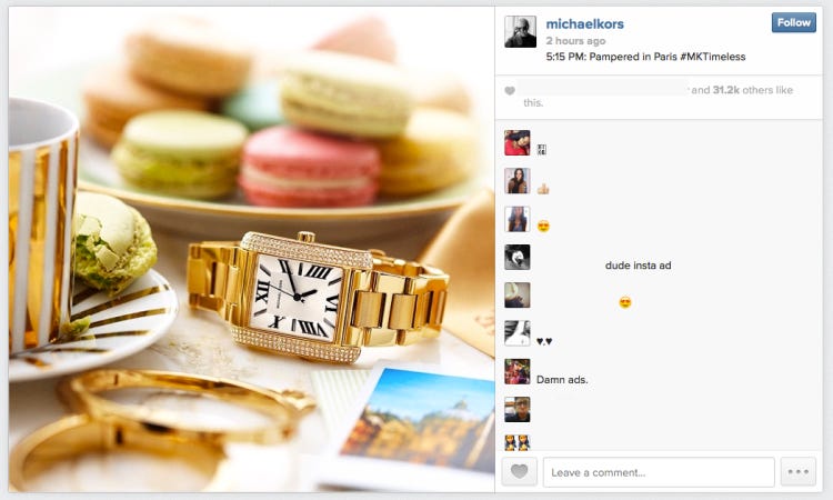 Michael Kors Instagram