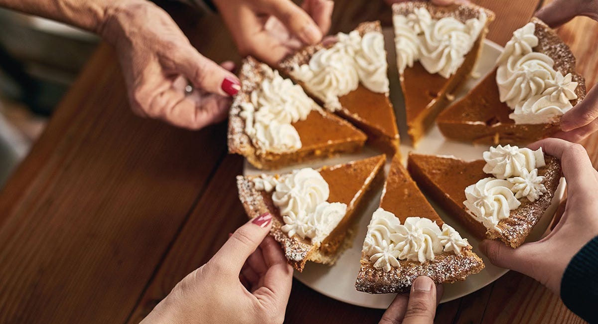 Pass the pie, not the shame