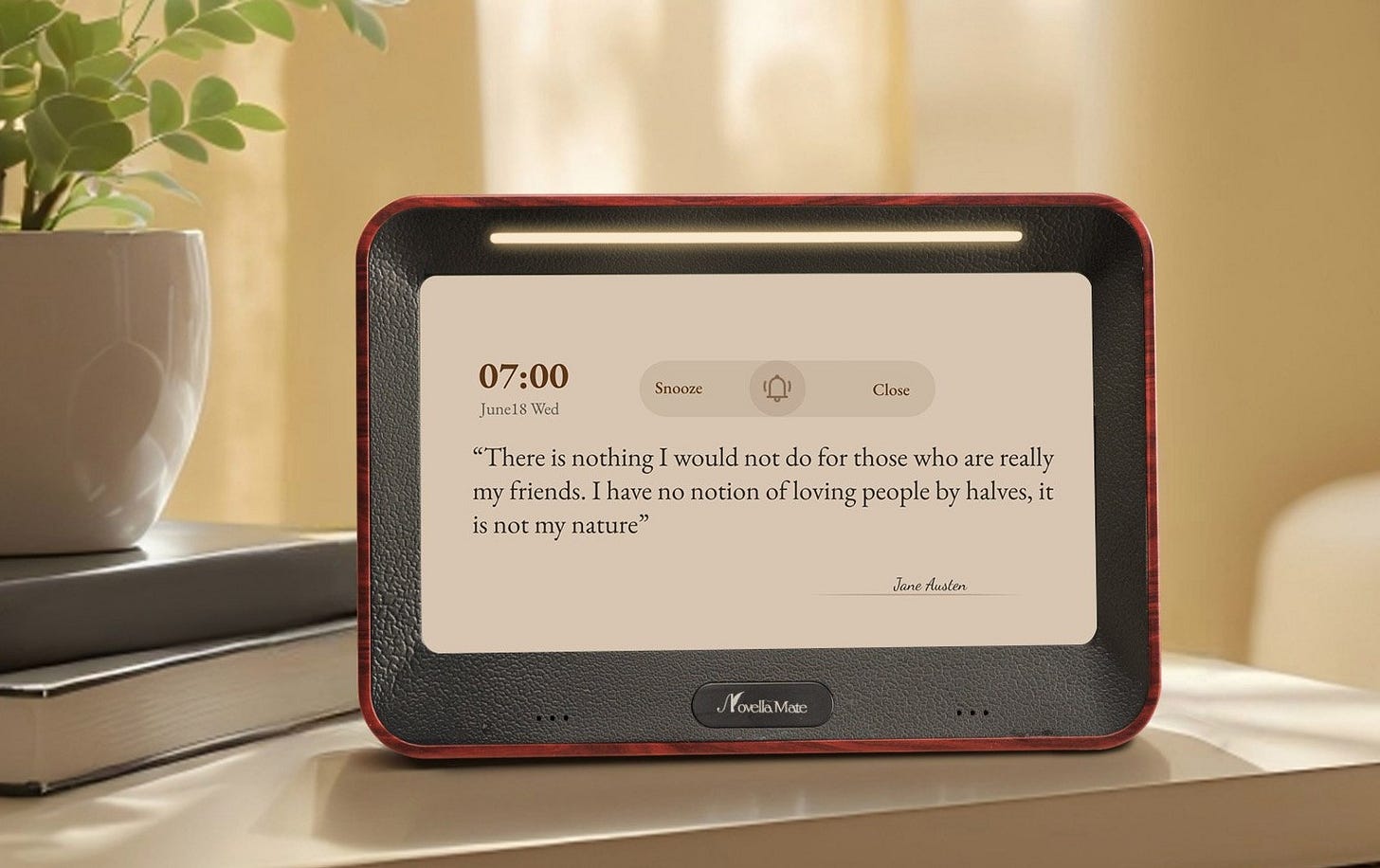 NovellaMate | Author Quote Clock Upgrade, Literary Clock Upgrade