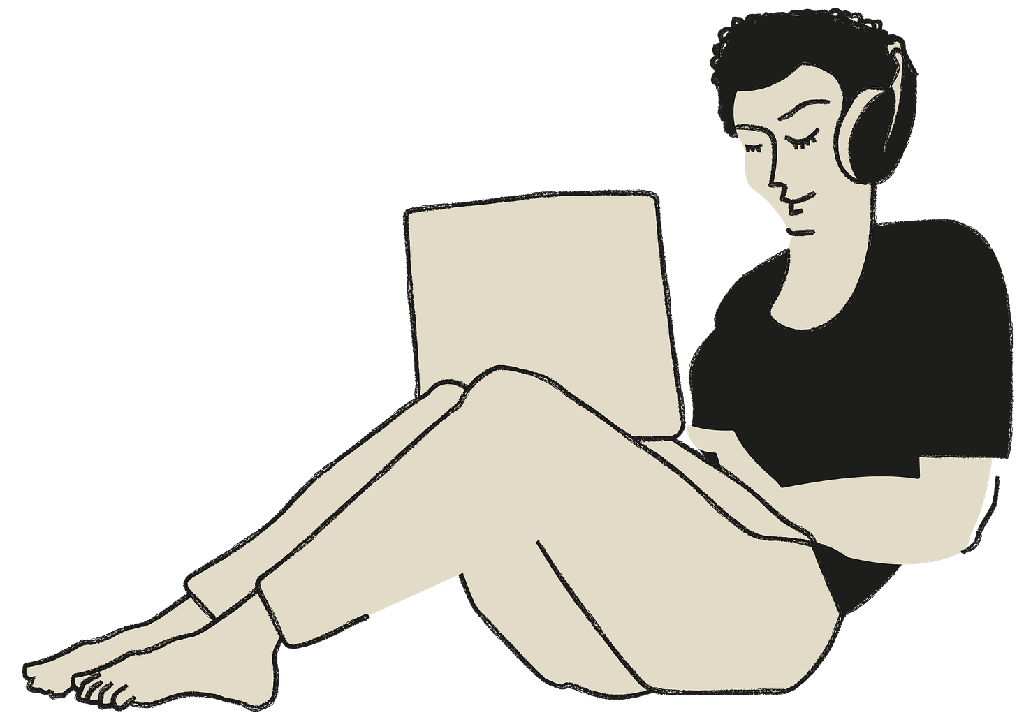 Colleague chilling at home presumably Colleague chilling at home presumably