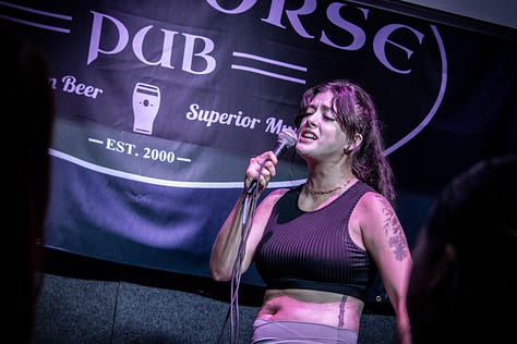 Post-Art Walk Karaoke at The Iron Horse / all photos by author