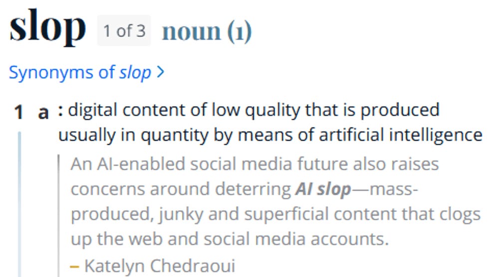 AI slop - by Charlie Hills and Dr Sam Illingworth