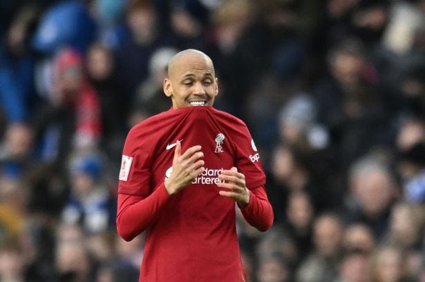 VAR admission made on Liverpool midfielder Fabinho's challenge on Brighton  striker Evan Ferguson - SussexLive