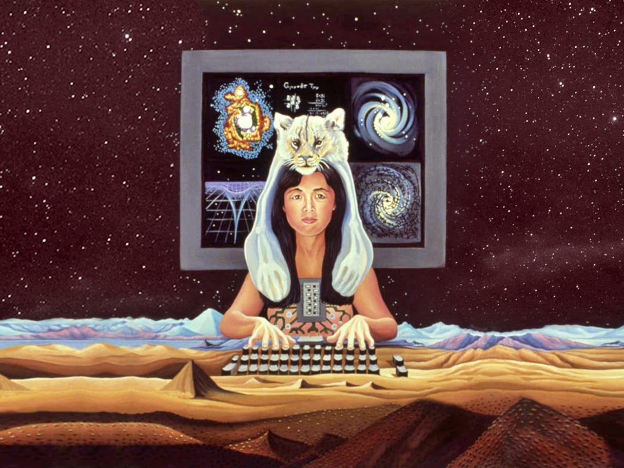 Lynn Randolph's "Cyborg" painting