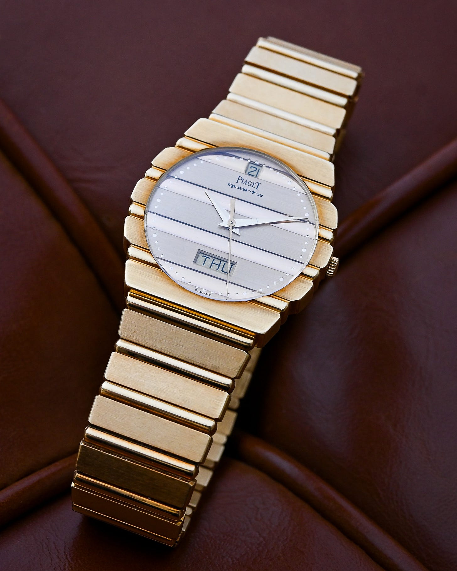 vintage piaget polo in gold