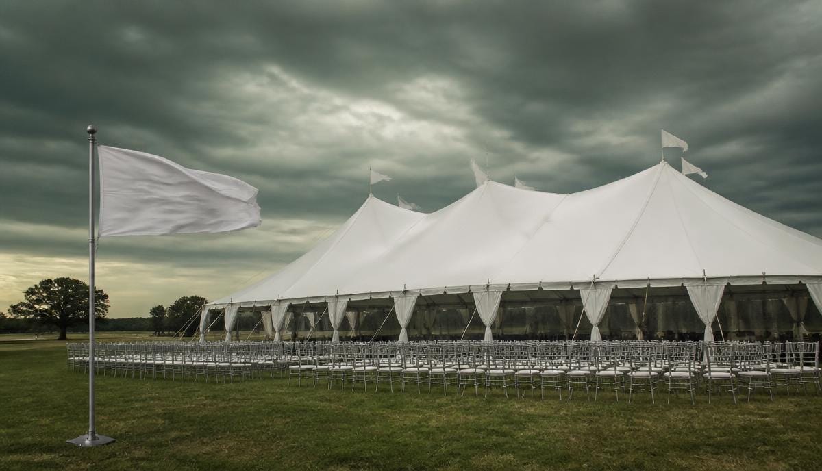 Tornado Warning During Outdoor Festival — Annual company festival, 5,000 employees + families, outdoor park venue with permanent buildings nearby Tornado Warning During Outdoor Festival — Annual company festival, 5,000 employees + families, outdoor park venue with permanent buildings nearby