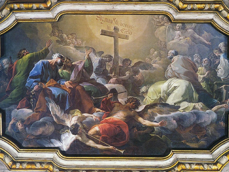 r/Catholicism - Today is the Exaltation of the Holy Cross. A feast that venerates the actual cross that Christ was sacrificed on. Found by the mother of Saint Emperor Constantine in Jerusalem the Church of the Holy Sepulchre was built upon it and dedicated on this day in 335 A.D.
