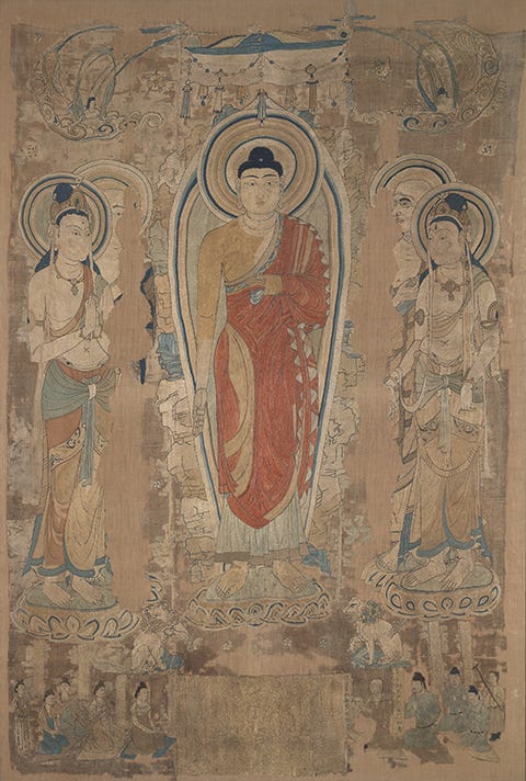 釋迦牟尼圖像｜來源：Getty Research Institute / Dunhuang Academy