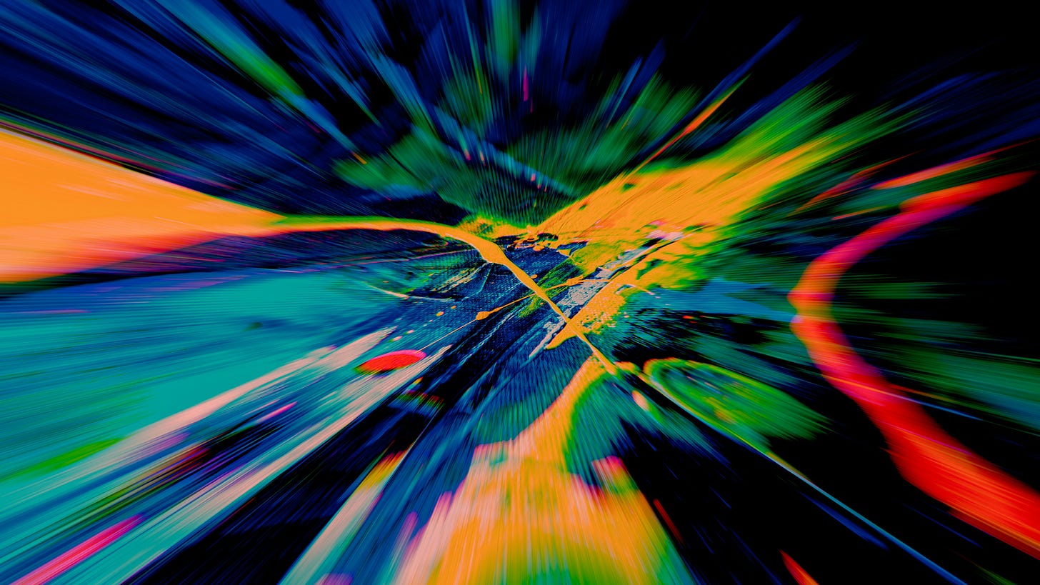 A multicolored abstract background with a black background A multicolored abstract background with a black background