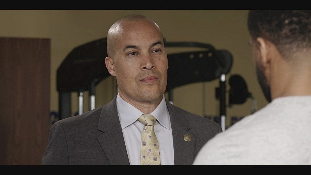 James Coby Bell apologize to Trey about getting drunk on job Walker 4.06. James Coby Bell apologize to Trey about getting drunk on job Walker 4.06.