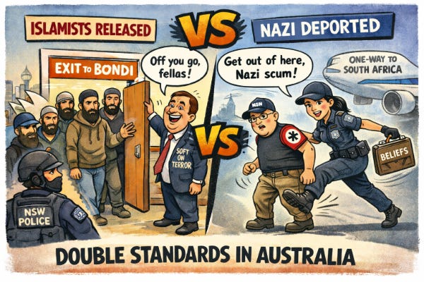 Nazis Deported, Islamists Released. Why?