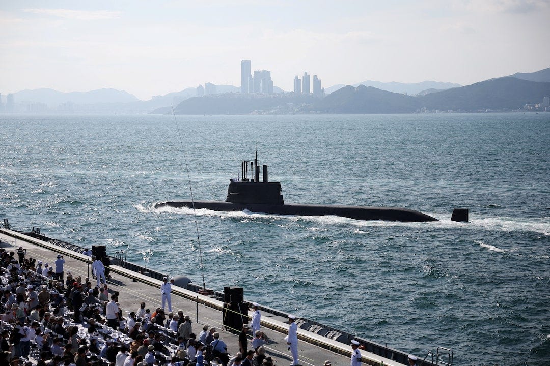South Korean Navy marks 80th anniversary with fleet review in Busan