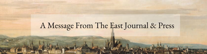 A Message From The East Journal & Press