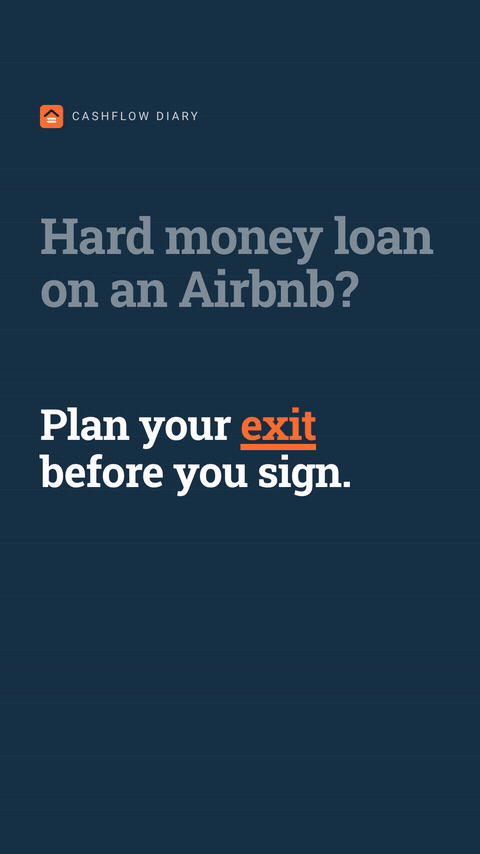 Silent excerpt from the Smart social video about planning the refinance exit before taking a hard money loan. Silent excerpt from the Smart social video about planning the refinance exit before taking a hard money loan.
