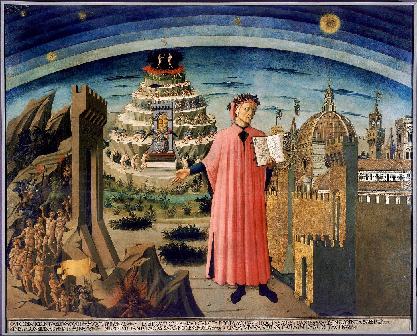 In which Dante sees God
