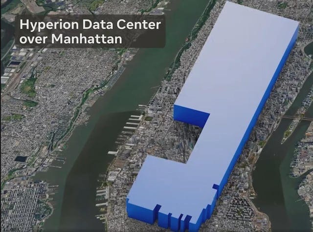 Zuckerberg to build Manhattan sized 5GW Datacenter- requires 5x nuclear  reactors to operate : r/LinusTechTips