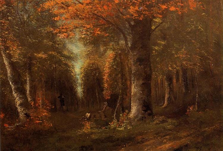 The Forest in Autumn, 1841 - Gustave Courbet