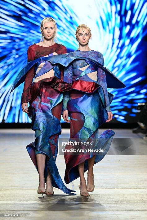 Imprints of Time NYFW new york fashion week 2025 cfda fashion trends emerging designer global fashion collective