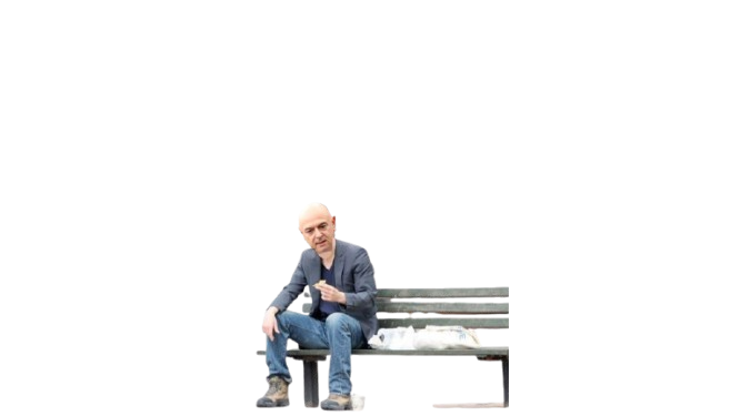 Daniel Levy Eating Lunch