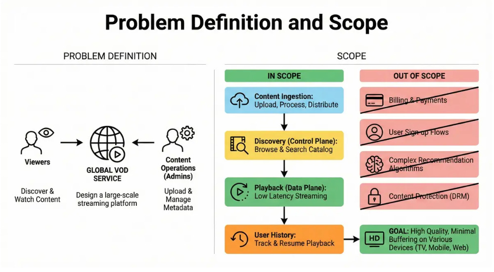 7 algorithms to know before your next system design... System Design Interview Question: Design Netflix in 45 Minutes