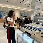 Sniffing Around Saks With Hunter Harris