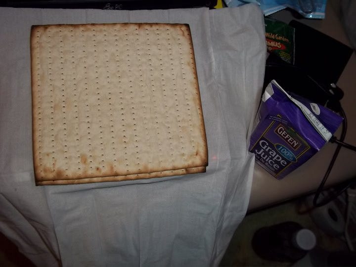 Matzah and Grape Juice