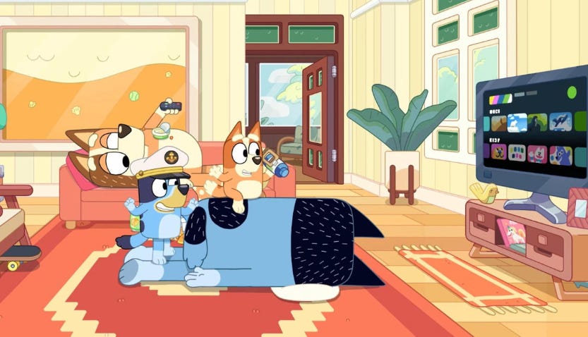 Every show in our world exists in the Bluey world. What is each character's  favorite show? : r/bluey