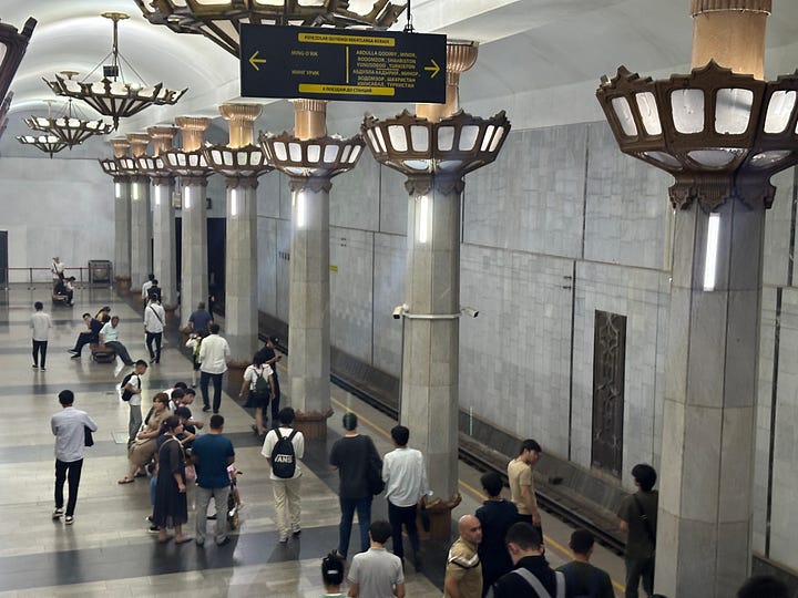 The metro in Tashkent