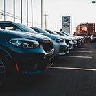 stranded at a car dealership.