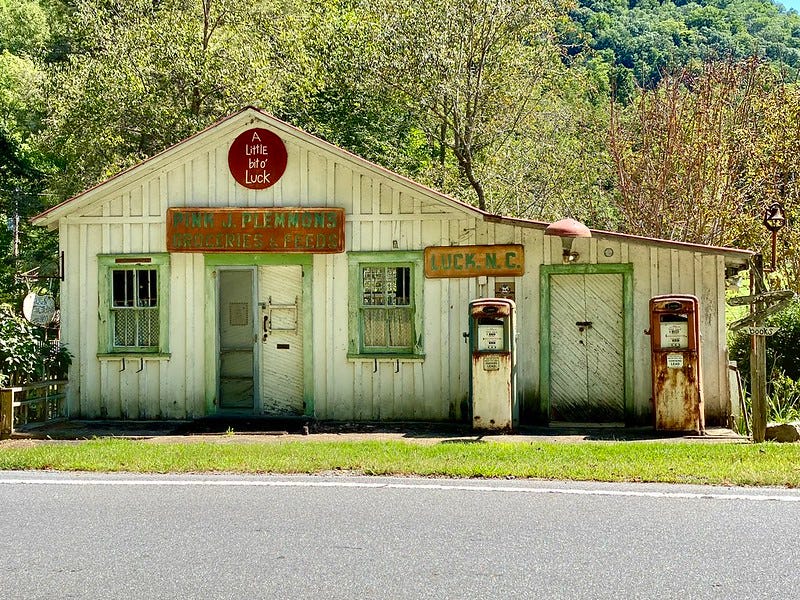 A country store in Luck, NC
