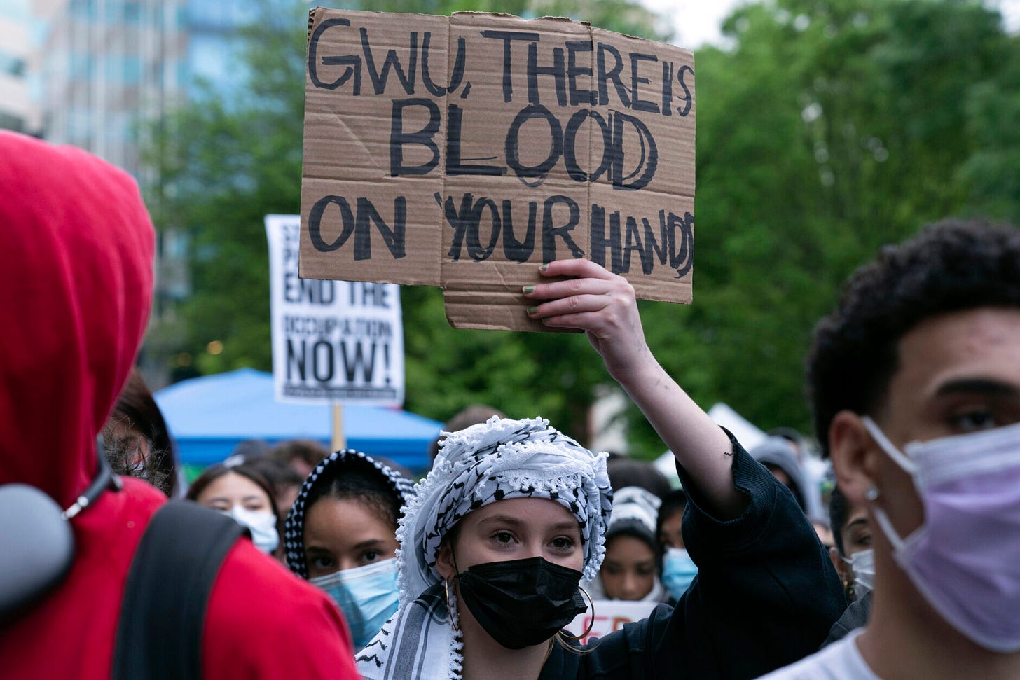 Student protests over Israel-Hamas war arrive at DC campuses - WTOP News