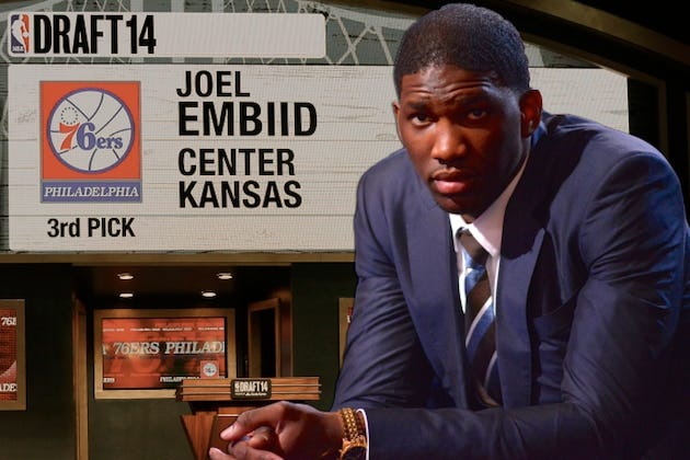 Behind the Scenes with Joel Embiid on His NBA Draft Day
