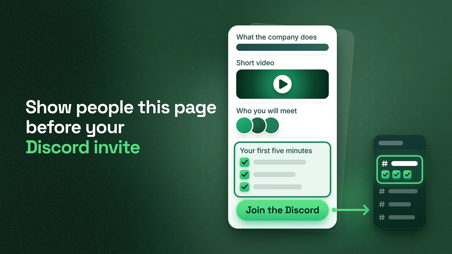 Discord Invite Landing Page: Five Blocks to Show People Before They Click Join