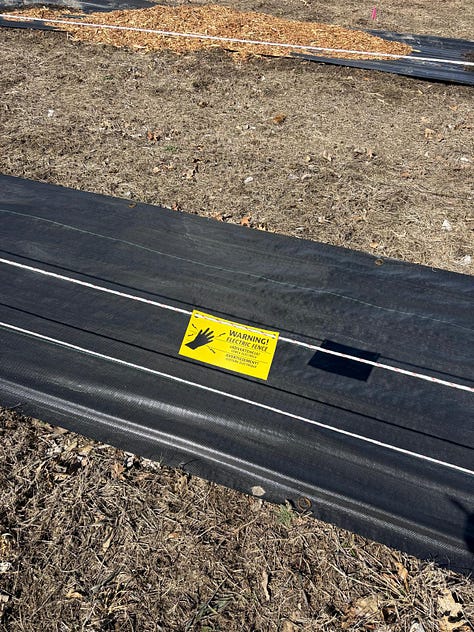 Tester, Warning Signs & Deer Bait