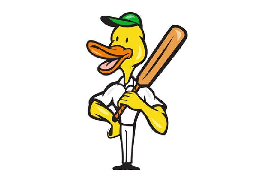 Duck Cricket Player Batsman Stand | Crickets funny, Cartoon styles, Funny  illustration