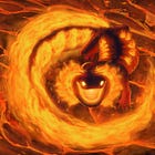 The clothing styles of elementals: fire salamanders