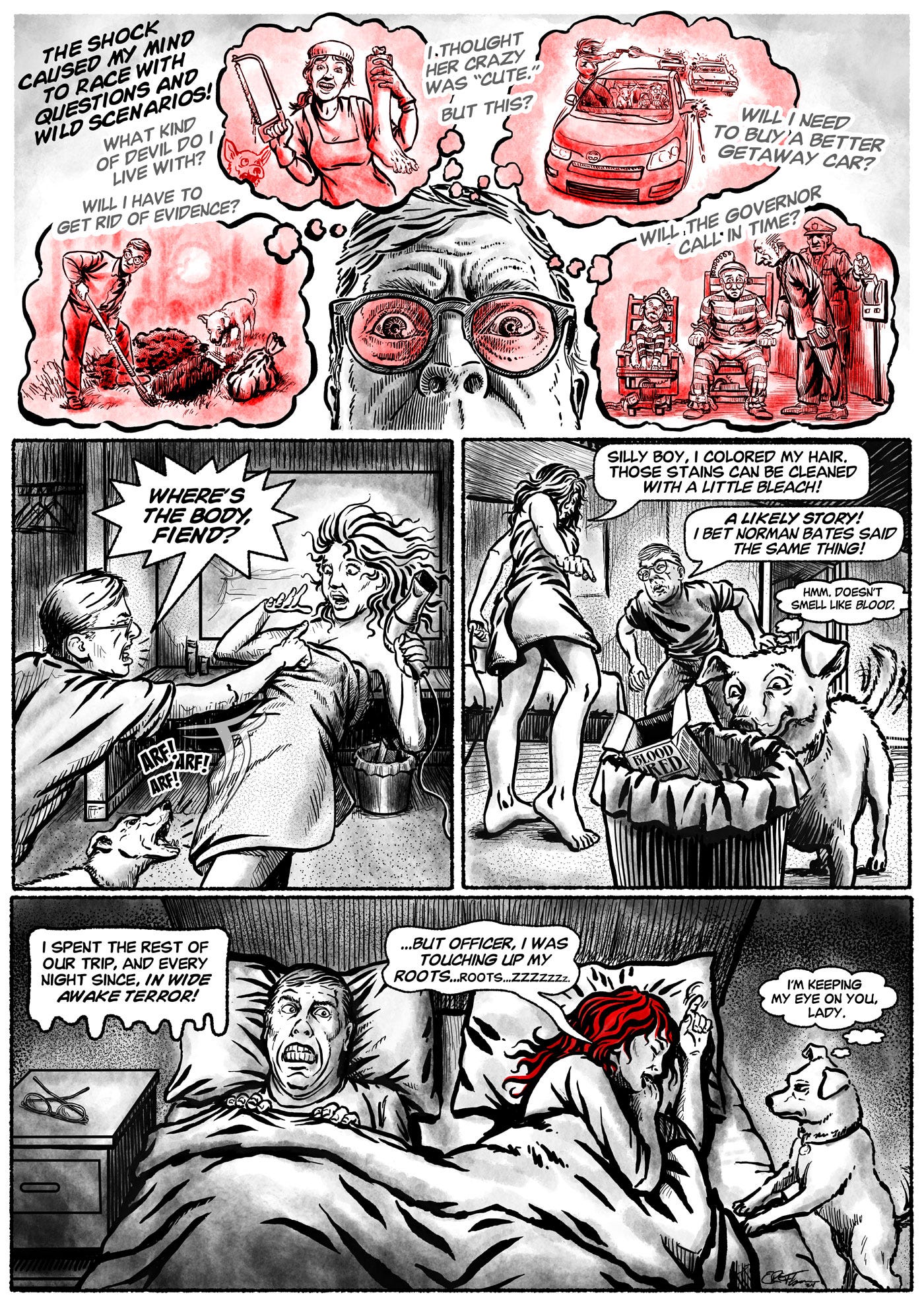 The Roots of Suspicion Page2 comic by E.R.Flynn