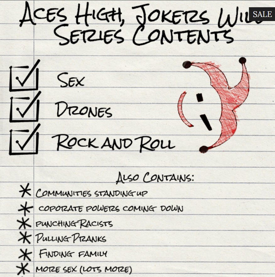 Aces High, Jokers Wild Series Contents