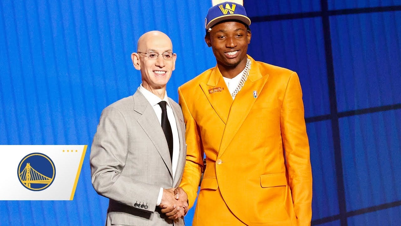 Golden State Warriors Select Jonathan Kuminga in 2021 NBA Draft!