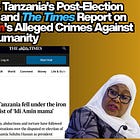 UK Media Exposes Tanzania's Post-Election Massacre: The Sun and The Times Report on Samia Suluhu Hassan's Alleged Crimes Against Humanity