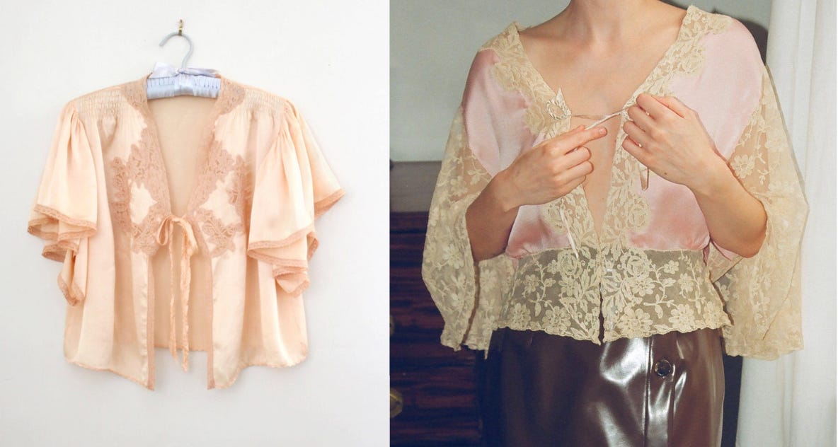 The Ultimate Guide to Vintage Bed Jackets (and where to buy)