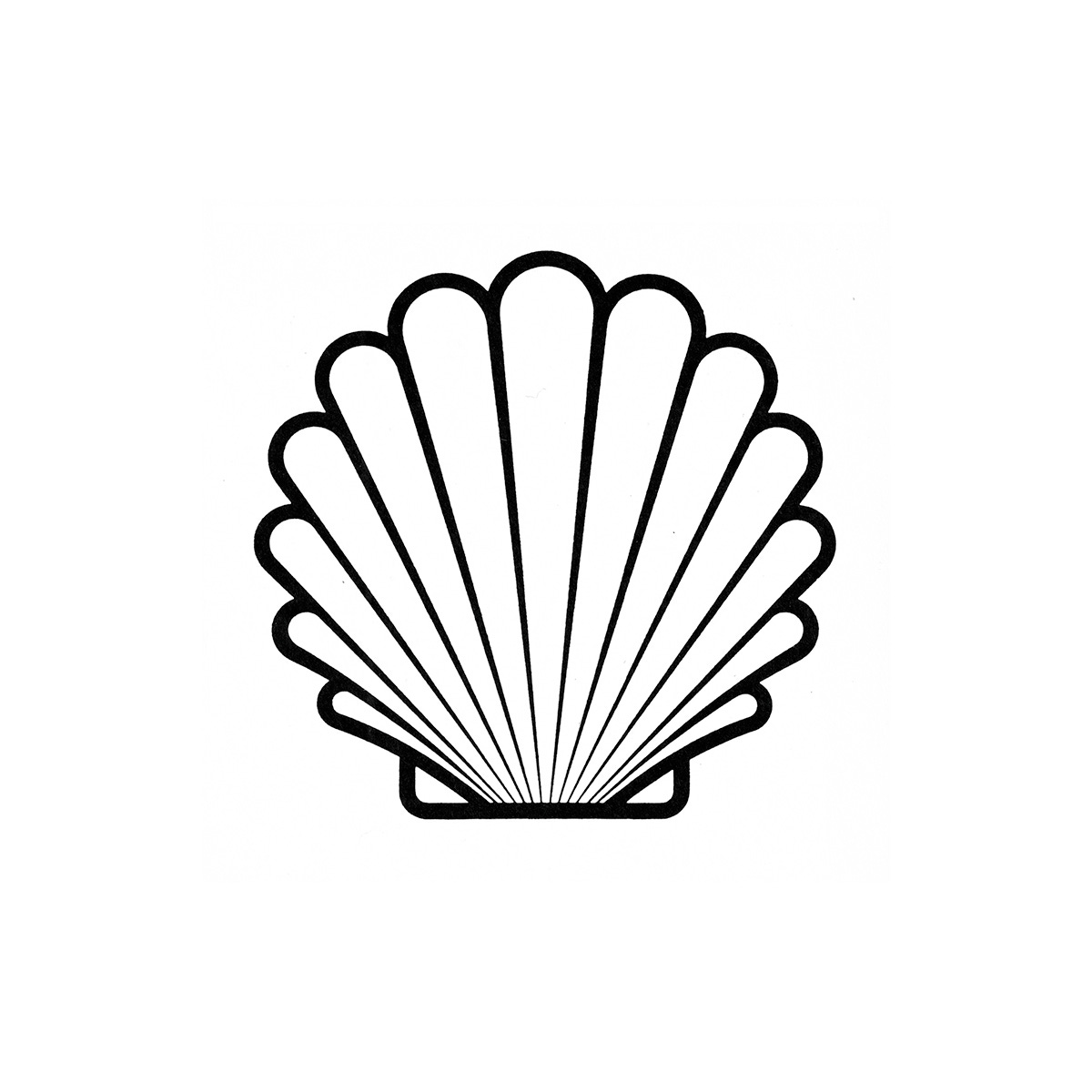 Yusaku Kamekura's 1963 unused logo proposal for Shell