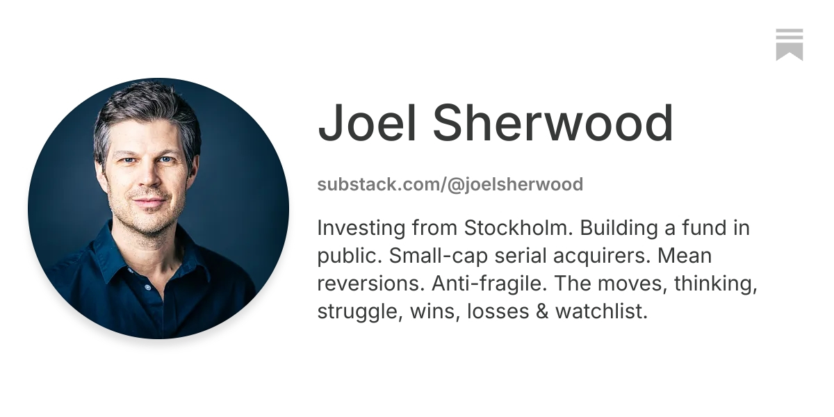 Joel Sherwood | Substack