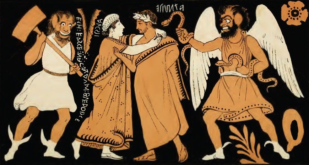 Farewell of Admetus & Alcestis