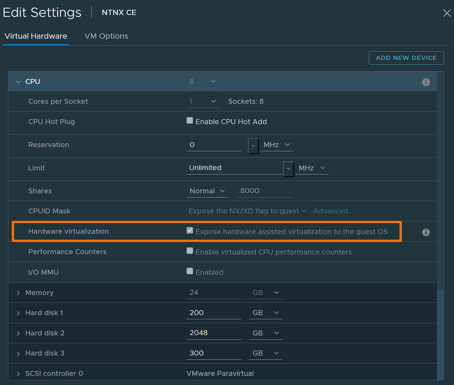 HW virtualization