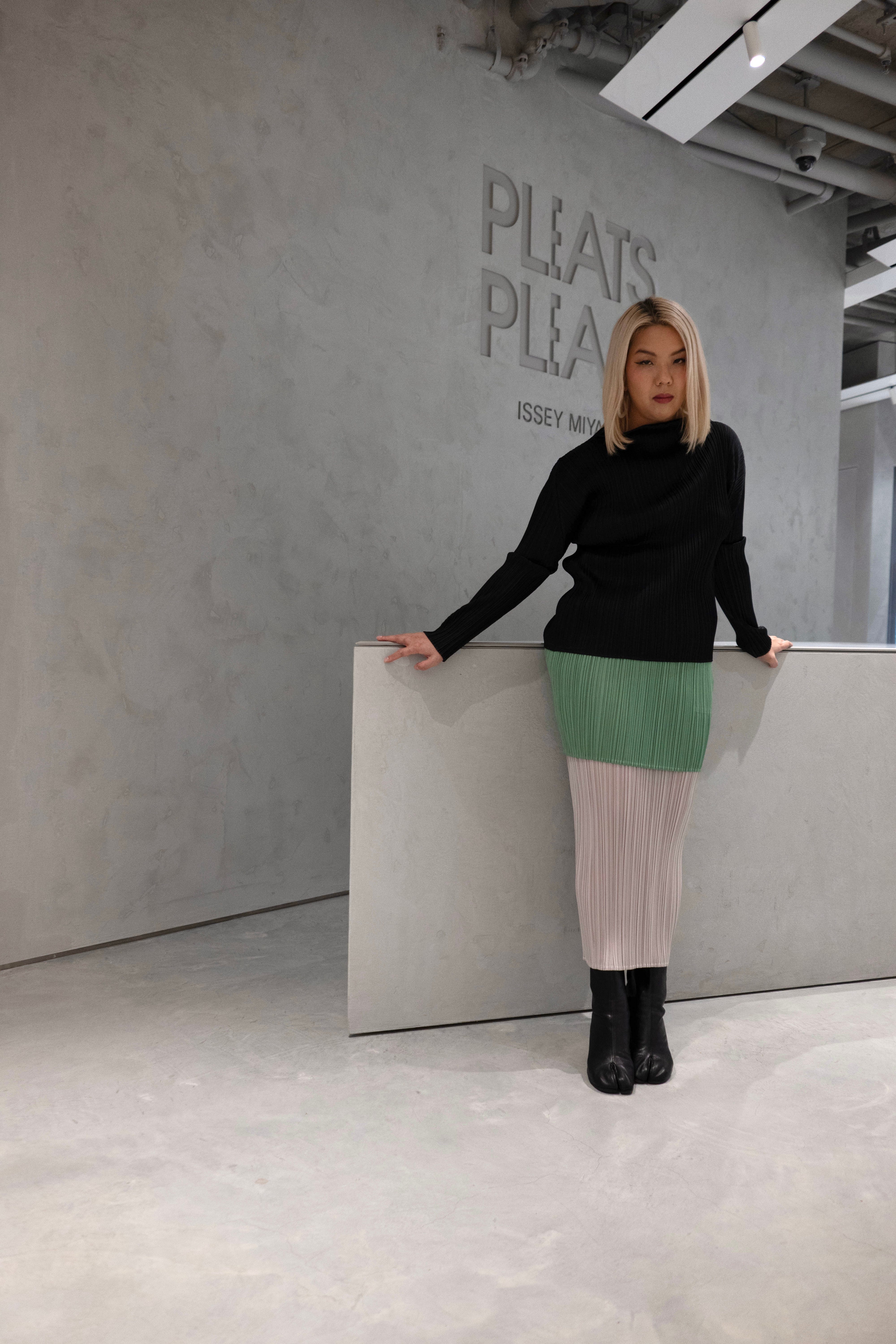 A Full Circle Pleats Please Moment - by Diana Tsui