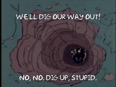 I just watched the movie "It's A Mad Mad Mad Mad World" and now the last few minutes of "Homer The Vigilante" make perfect sense. They did such a good job parodying I just watched the movie "It's A Mad Mad Mad Mad World" and now the last few minutes of "Homer The Vigilante" make perfect sense. They did such a good job parodying