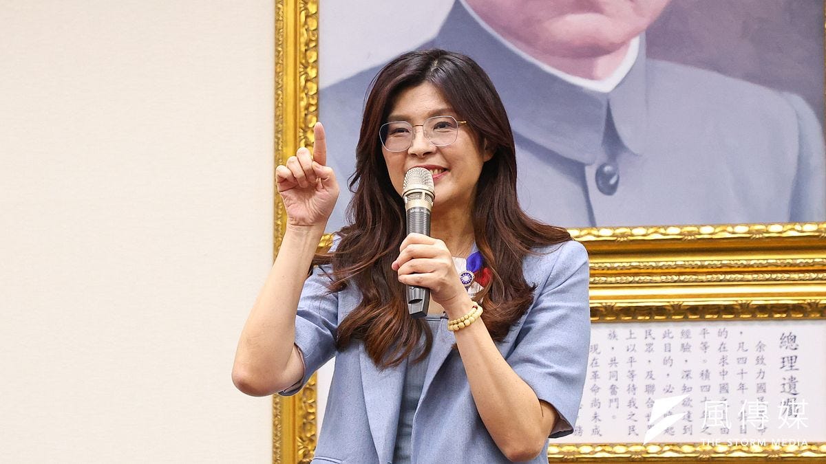 郑丽文当选国民党主席，北京隔日中午即发出贺电。（颜麟宇摄）